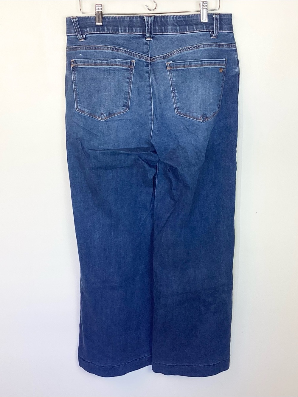 Wit & Wisdom Sam High Rise Wide Leg Jeans - Blue - 10 - Picture 5 of 8